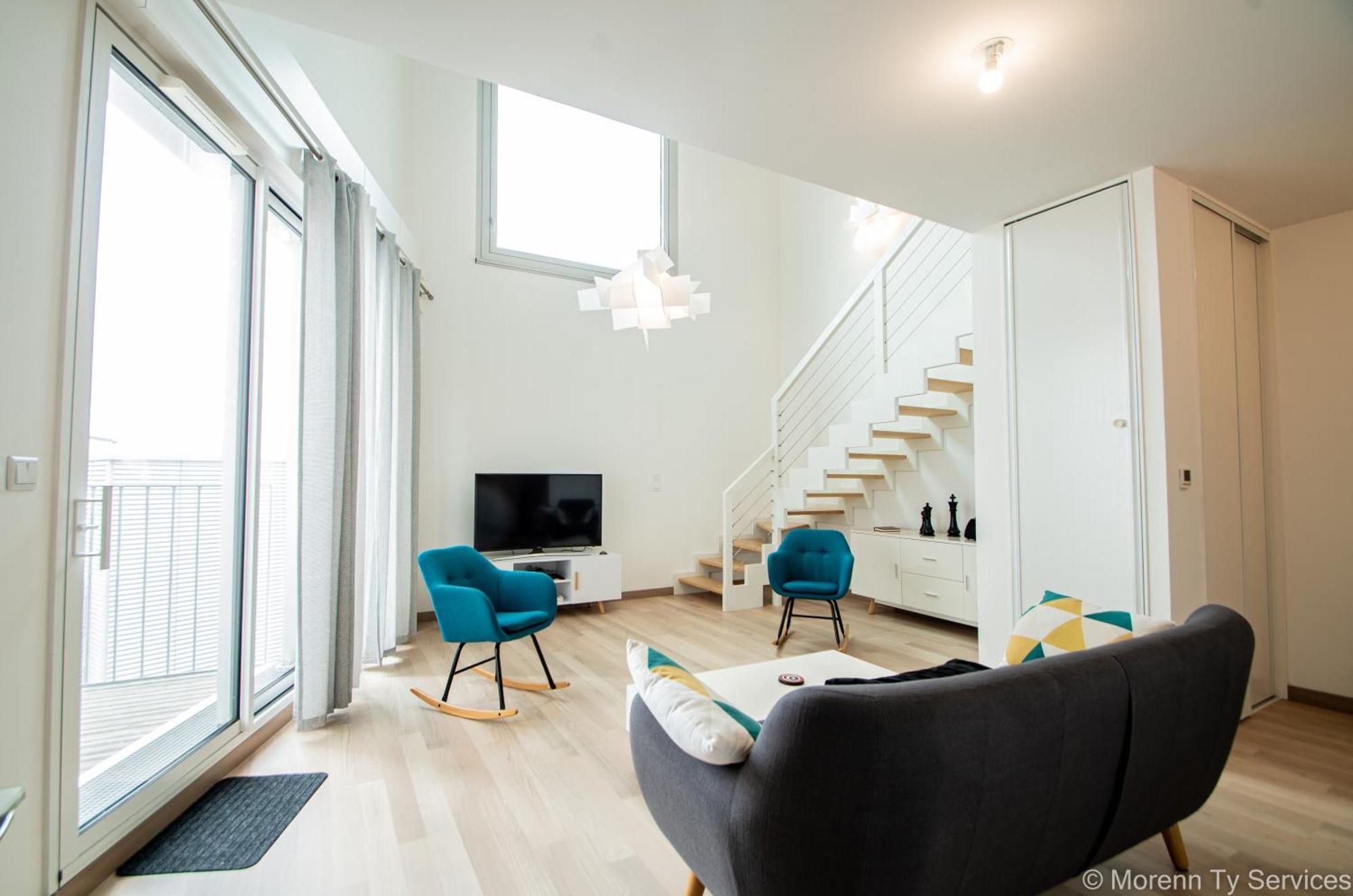 Apartamento Triplex Terrasse Proche Metro - Ty Ar Mabilay Rennes Exterior foto
